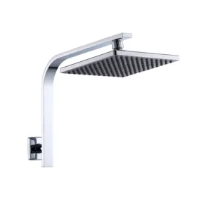 Accessoires de salle de bain pommeau de douche pluie bras mural 8 "pluie simple réglage métal pluie pommeau de douche carré - Product Image 2