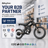 Vélo électrique tout-terrain Ridingtimes GT73 PRO, E-Bike 60V, pneus de 25 pouces, batterie 36Ah, vélo de montagne électrique original e-MTB