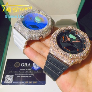 Sterling bạc 925 hip hop đồ trang sức vvs moissanite kim cương vượt qua Kim Cương Tester thời trang Buss xuống ga2100 xem trường hợp bezel - Product Image 2