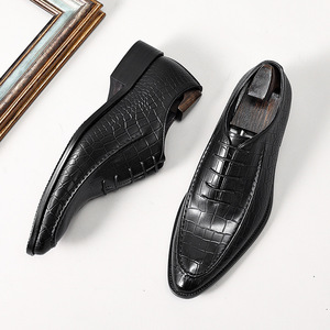 S0068X Nuevos Zapatos Oxford Ligeros de Otoño para Hombre, de Cuero Genuino, con Punta Cerrada, Sin Cordones, Formales, Bordados, para Novio - Product Image 5