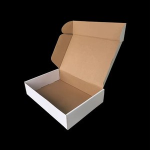 Cajas de Envío Pequeñas Blancas con Logotipo Personalizado Impreso en Papel Kraft Corrugado para el Día de San Valentín, Gafas de Sol - Product Image 2
