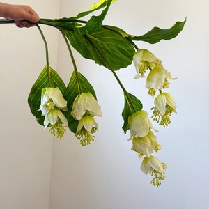 Flor Artificial Colgante de Medinilla <span class=keywords><strong>Magnifica</strong></span> Rosa de 120 cm para Decoración de Bodas y Hogar - Product Image 4