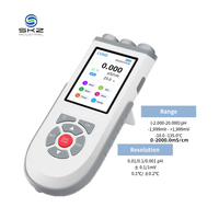 Kit numérique pH, conductivité et TDS SKZ-PC10, testeur de qualité de l'eau de laboratoire haute précision pour tester la sécurité de l'eau potable