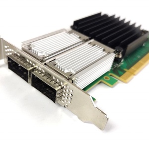 การ์ดเชื่อมต่อเครือข่าย MCX416A-CCAT 100Gbps อีเธอร์เน็ตกิกะบิตพอร์ตคู่ SFP + CX416A QFSP28 - Product Image 3