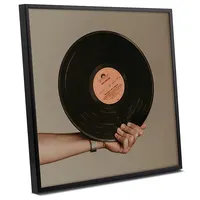Square Vinyl Record Album Cover Frame with Acrylic Glass