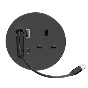 เต้ารับไฟฟ้าแบบฝังในโต๊ะสำหรับโรงพยาบาลอุตสาหกรรม พร้อมช่องเสียบ USB-C PD 20W 2 ช่อง สำหรับสำนักงาน บ้าน และโรงงาน - Product Image 3