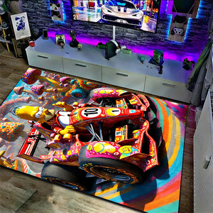 Cartoon 3D Machine Made Floor Carpet <strong>Area</strong> <strong>Rug</strong> for Kid's Bedroom Children's <strong>Gaming</strong> Room - Product Image 6