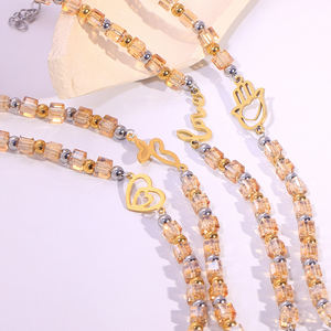 Venta al por mayor bohemio vintage verano con cuentas para <span class=keywords><strong>pulsera</strong></span> hecho a mano colorido animal patrón cuentas <span class=keywords><strong>ajustable</strong></span> de acero inoxidable - Product Image 4