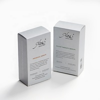 Emballage de boîte de papier de soins de la peau personnalisé pour cosmétiques boîte de maquillage avec insert