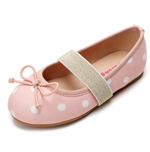 Girls <b>Soft</b> Soles Flat Dress on <b>Shoes</b> Cute Bow Children Dots Print <b>Shoes</b> - Product Image 5
