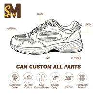 Chaussures de course unisexes légères et respirantes de haute qualité, à la mode, en maille, sur Cloud