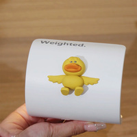 Lampe de table portable mignonne à LED personnalisée, rechargeable par USB, en forme de canard lesté, pour enfants, chevet, bureau, chambre à coucher, à intensité variable