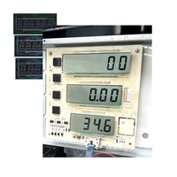 Layar LCD Monokrom Ukuran Khusus Kecil TN HTN 40pin 50 Pin 4 5 Digit Layar LCD 4 Digit Untuk Mesin Dispenser Bahan Bakar
