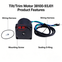 Moteur de trim et de tilt pour moteur hors-bord OEM de haute qualité 38100-92J10 38100-93J01 pour bateaux 60-300 CV