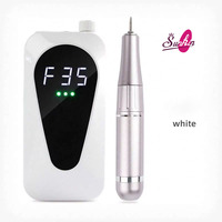 SK-ND08 803 Ensemble de limes à ongles électriques professionnelles Rechargeable puissant 35000 tr/min Kit de manucure et de pédicure pour salon de beauté