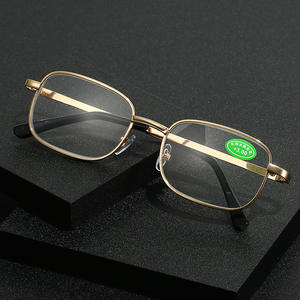 Lente <span class=keywords><strong>de</strong></span> cristal con montura metálica, presbicia, miopía, proveedor al por mayor, gafas correctivas para mujer, gafas <span class=keywords><strong>de</strong></span> <span class=keywords><strong>lectura</strong></span> flexibles - Product Image 2