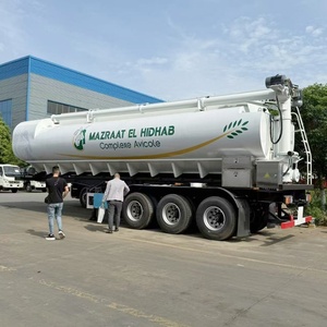 รถพ่วงบรรทุกอาหารสัตว์แบบ 3 เพลา สำหรับขนส่งหมู ไก่ เป็ด ราคาโรงงาน - Product Image 1
