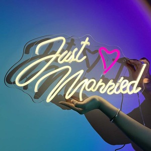 Insegna LED Neon con Scritta Cursiva Personalizzabile per Matrimoni, Compleanni, Amore, Testi per Addio al Nubilato, Feste di Matrimonio, Lampada Decorativa da Parete per Interni - Product Image 4