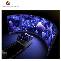 Naked Eye 3D Flight Theater Pantalla LED Interior Gran HD Equipo de publicidad a todo color