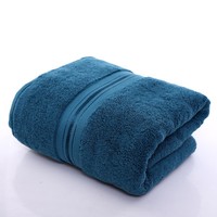 Serviette de bain en tissu brocart d'hôtel 100% coton, épaissie, 800g, pour hommes et femmes, absorbante, avec logo brodé
