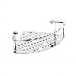 Estante de Ducha Esquinero Cromado de 21 cm de Ancho y 25.5 cm de Alto para Almacenamiento en el Baño - Product Image 3