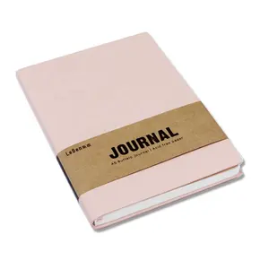 Deli — carnet de notes roses, papier de papeterie avec règle, modèle classique, université