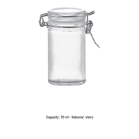 Mini Tarro de Vidrio Hermético de 7 cl con Tapa