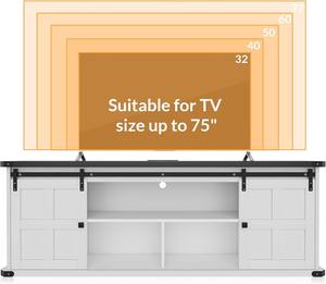 แท่น<span class=keywords><strong>ว</strong></span>างที<span class=keywords><strong>ว</strong></span>ีไม้ขนาดใหญ่สำหรับที<span class=keywords><strong>ว</strong></span>ี75นิ้วศูนย์ค<span class=keywords><strong>ว</strong></span>ามบันเทิงทันสมัยพร้อมประตูยุ้งฉางแบบเลื่อน - Product Image 2