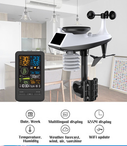 <span class=keywords><strong>Station</strong></span> météo professionnelle 3395TY avec application TUYA pour la vitesse et la direction du vent, calendrier et prévisions météorologiques - Product Image 5