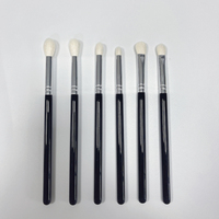 Neues Superweiches Natürliches Haar Make-up Werkzeuge Pinselset Weißer Rougepinsel Lidschattenpinsel Hochwertiges Ziegenhaar