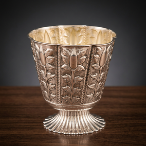 <b>Silver</b> Plated Brass Classic Durable <b>Ice</b> <b>Bucket</b> for Party - Product Image 1