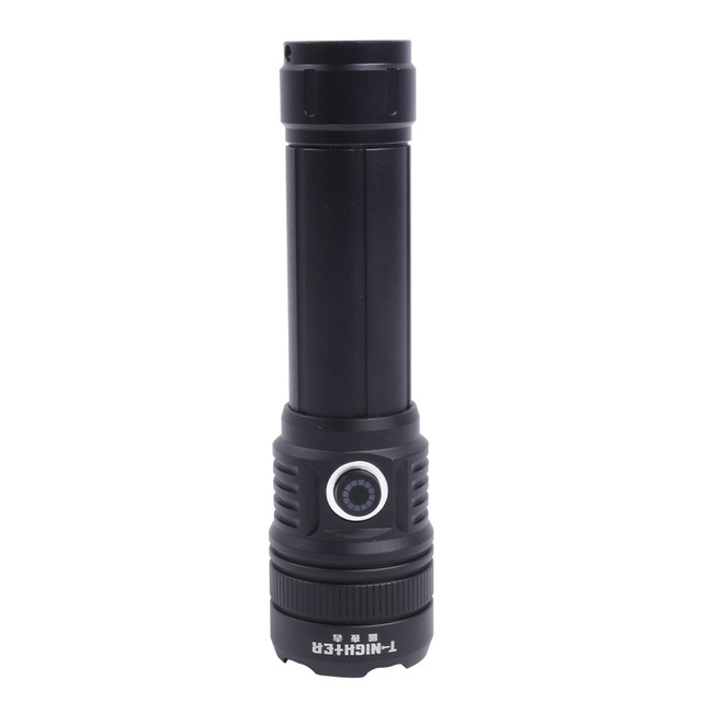 Super Bright Portable Power Display Self Defense Linterna Usb Rechargeable Led Torch Light Tactical Flashlight
