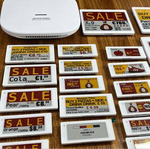 Solución Inteligente para Centros Comerciales con Etiquetas Electrónicas de Precio Digitales ESL NFC de 2.4 GHz y Pantalla E-Ink para Información de Productos - Product Image 1