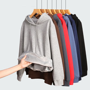 Winter Heavyweight Fleece Cotton Hoodie Personalized Logo 3D <b>for</b> Drop Shoulder <b>Mens</b> Unisex Oversized <b>Pullover</b> Casual - Product Image 3