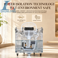 Bac à shampoing portable noir pour spa capillaire, réservoir d'eaux usées 60L, circulation d'eau avec chauffage, sans plomberie, lavabo de salon sans tuyauterie