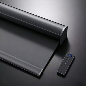 자동 반동 전기 롤러 쉐이드 스마트 전동 창 블라인드 원격 제어 조용한 작동 현대 가정 일반 - Product Image 1
