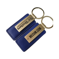 Porte-clés de marque de voiture chic Accessoires de luxe vierges Logo personnalisé Cadeau pour homme Porte-clés en métal durable en cuir PU pour clés de voiture