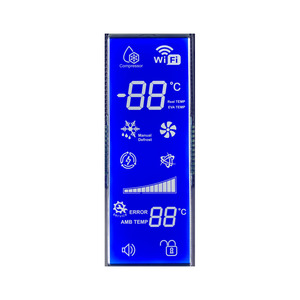 Módulo de retroiluminación amarillo monocromático de alta calidad Popular Módulo de pantalla LCD STN de segmento gráfico positivo para refrigerador - Product Image 1