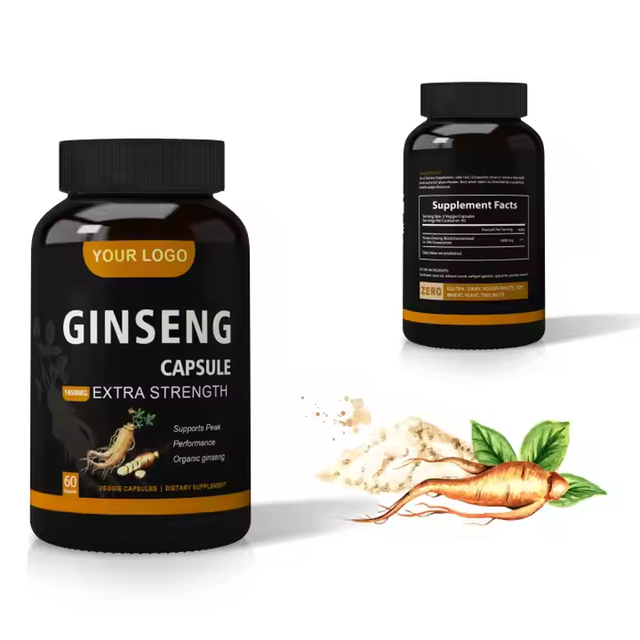 OEM Ginseng Root Extracts Red Ginseng Extract Capsules (For Men) Pure Nature Health Food Grade Tribulus Terrestris Extract