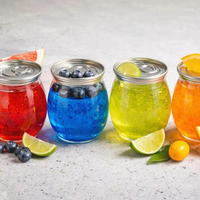Bouteilles de 200 ml personnalisables en PET transparent, mini canettes de soda jetables, écologiques, pour thé, café et autres boissons, avec couvercles faciles à ouvrir