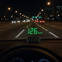 Compteur de vitesse GPS universel HUD avec affichage tête haute, compteur de vitesse numérique KMH MPH pour toutes les voitures et camions