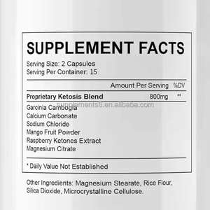 Oem מהיר-פעולה שריפת שומן קפסולות-תיאבון מדכא אובדן משקל, תוסף שריפת שומן מתקדם - Product Image 5