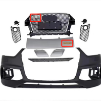 2012 à 2015 AD Q3 mise à niveau vers les kits de carrosserie RSQ3 pour Q3 RSQ3 calandre pare-chocs avant pare-chocs arrière diffuseur et tuyaux d'échappement