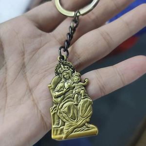 <b>Custom</b> Logo <b>Keychain</b> Vintage Style Metal <b>Keychain</b> with Cute Design Hard Enamel Alloy Iron Material Promotional Fashionable Print - Product Image 2