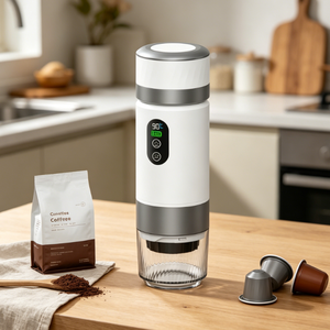 Machine à café expresso automatique portable avec chargement USB, compatible OEM, idéale pour les activités de plein air - Product Image 2