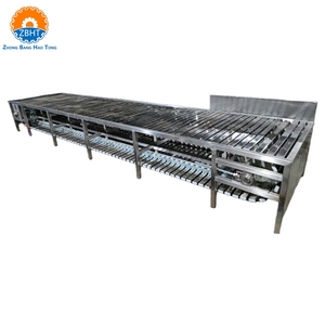 Convoyeur horizontal résistant à la corrosion pour abattage de porcs, équipement de traitement d'abattage, machinerie d'abattoir - Product Image 2