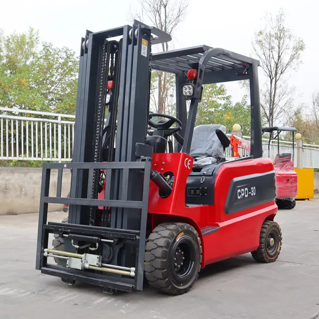 Full Free Lifting Small Forklift 1500kg 2000kg Seated Electric Forklift Mini Battery Forklift