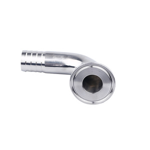 Coudière sanitaire Kequan en acier inoxydable 304 à 90 degrés, raccord DN8-DN50 pour eau et air - Product Image 3