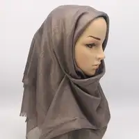 थोक नई डिजाइन सोने शिमर गोल्डन शाल मुस्लिम महिलाओं महिला Bufandas लंबी कपास हिजाब दुपट्टा