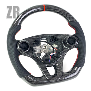 Volante Sportivo in Pelle e Fibra di Carbonio per <span class=keywords><strong>Mercedes</strong></span> Benz SMART 453 - Product Image 4